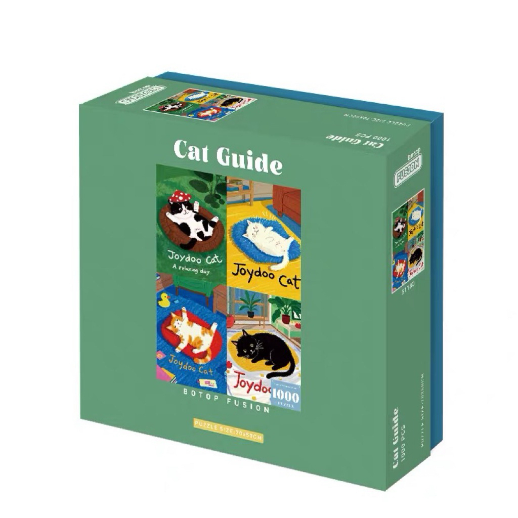 BOTOP FUSION PUZZLE 1000pcs CAT GUIDE