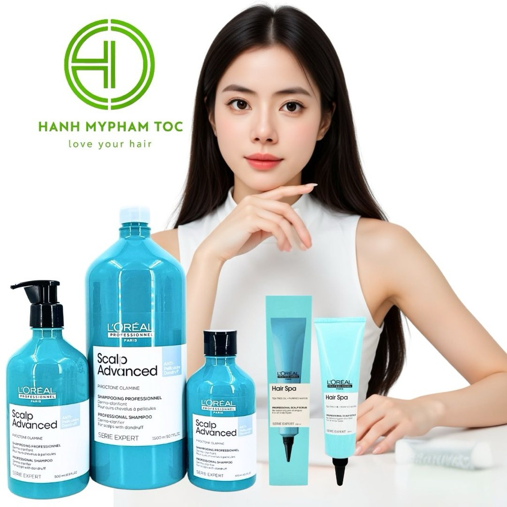 Dầu Gội Ngăn Gàu L'Oreal Scalp Advanced Anti-Dandruff Shampoo 300ml/500ml/1500ml
