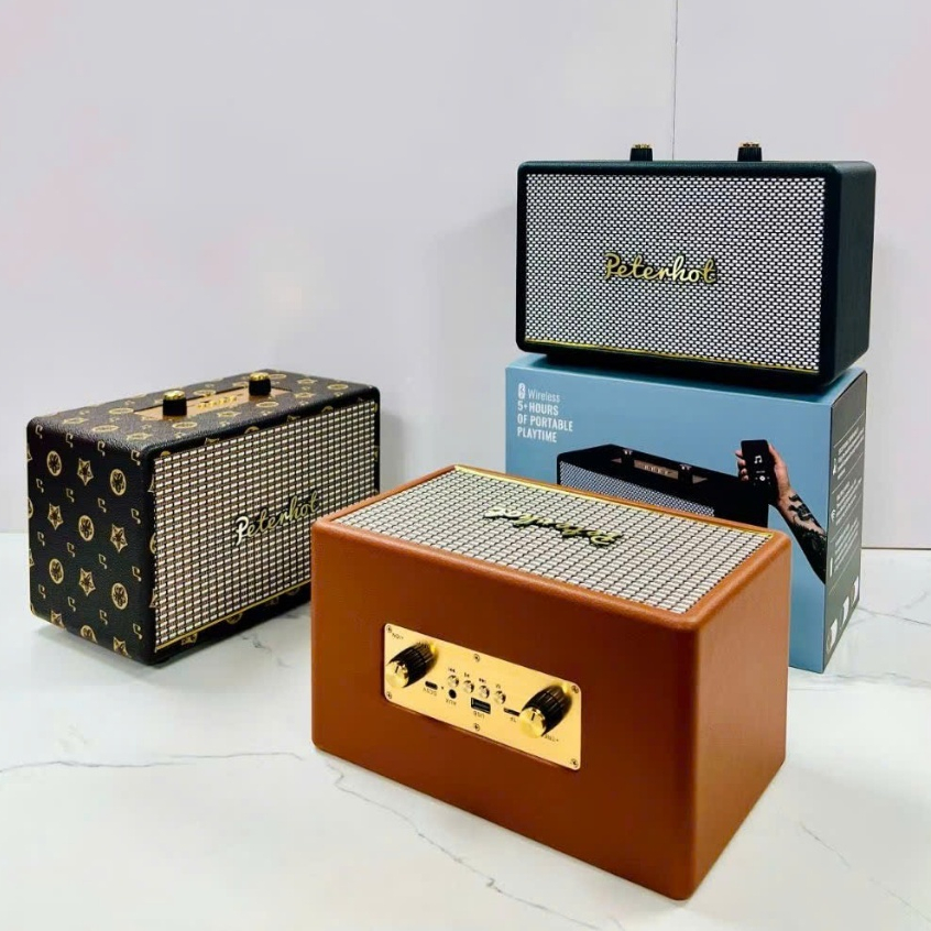 Loa Bluetooth M18 Công Suất Lớn Bass Siêu Trầm Loa Di Động Cầm Tay Cao Cấp PKMALL