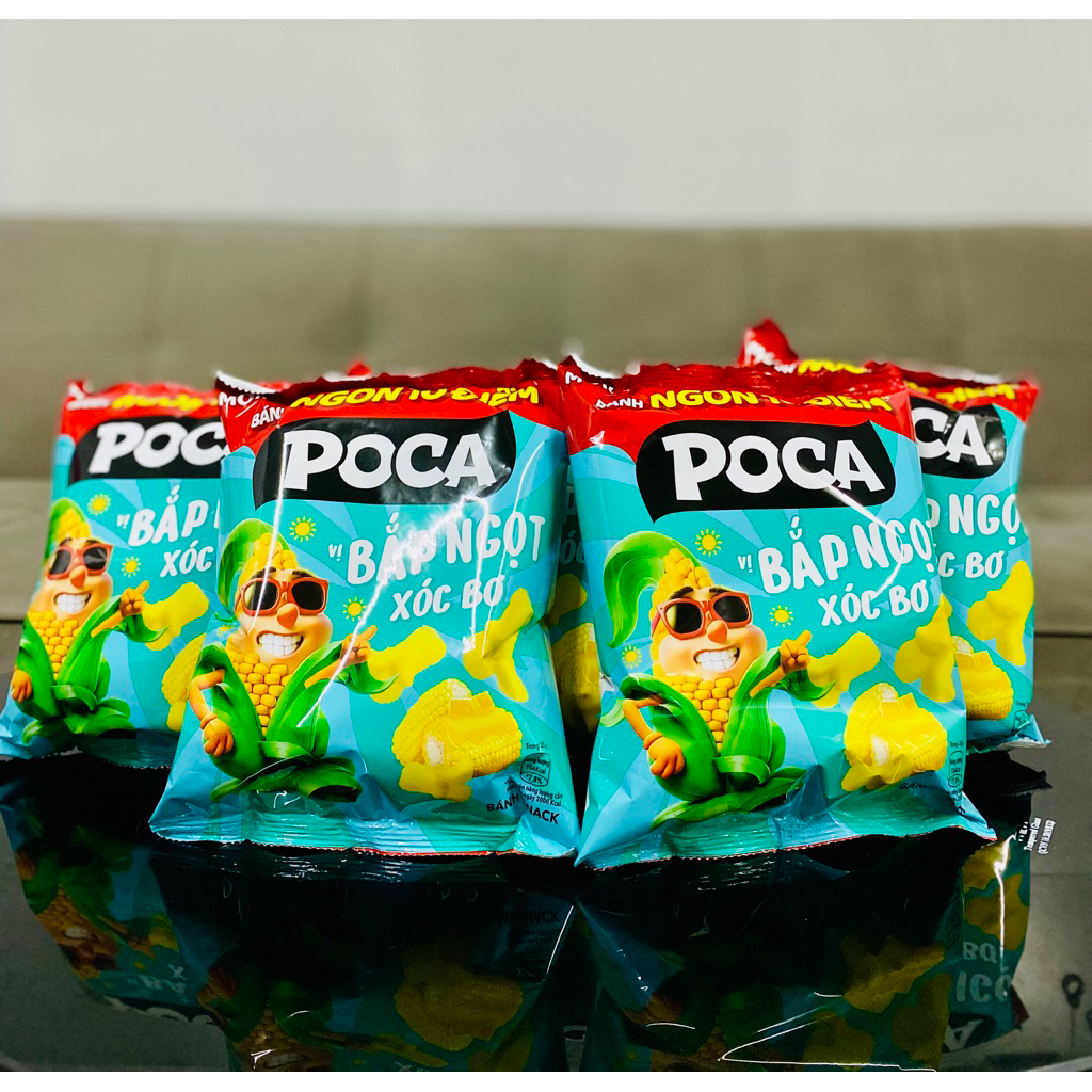 Combo 5 gói Snack Poca Bắp Ngọt Xốc Bơ 32g (5x32g/gói)