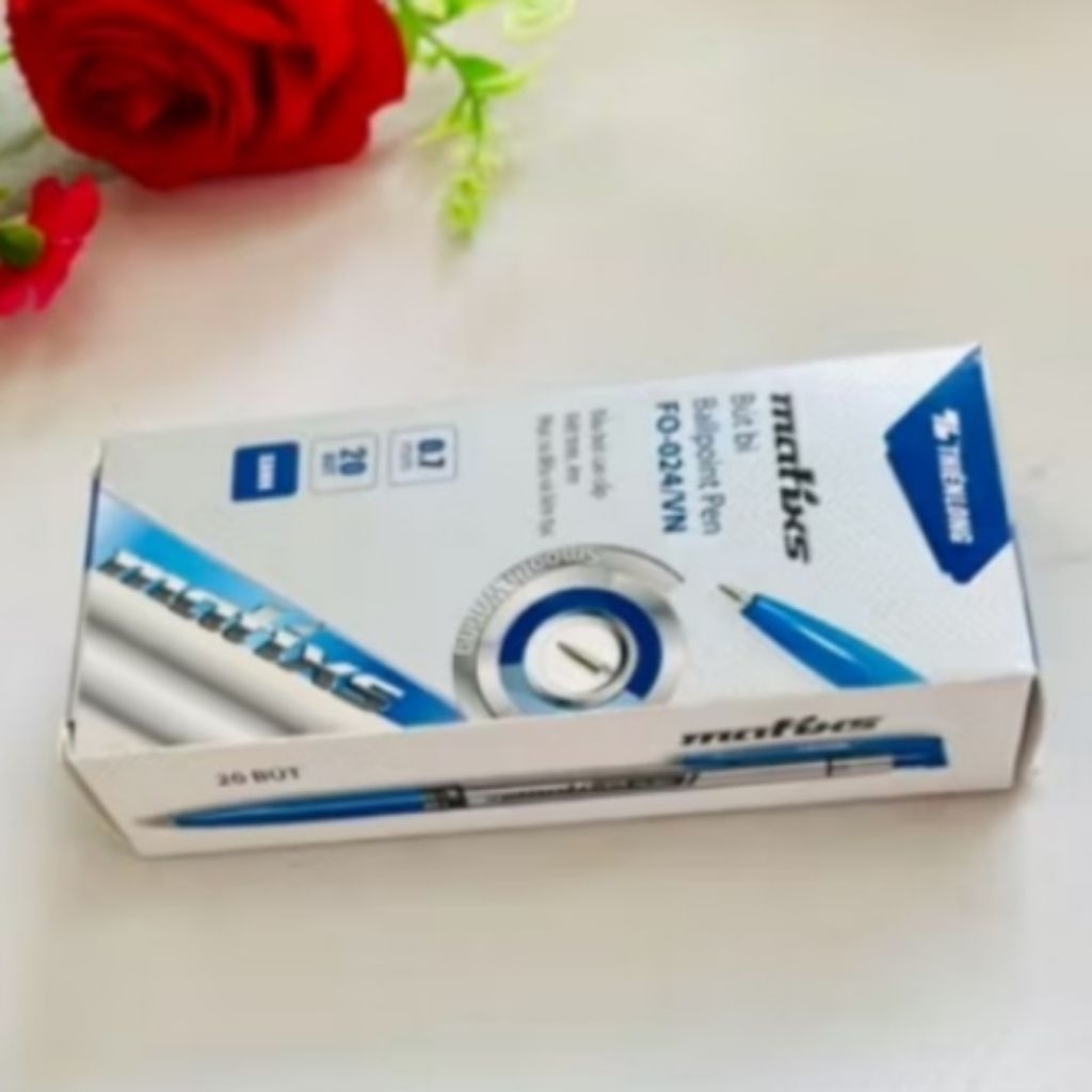 Hộp 20 bút bi Thiên Long xịn sò FO_024 ngòi 0.7 êm trơn