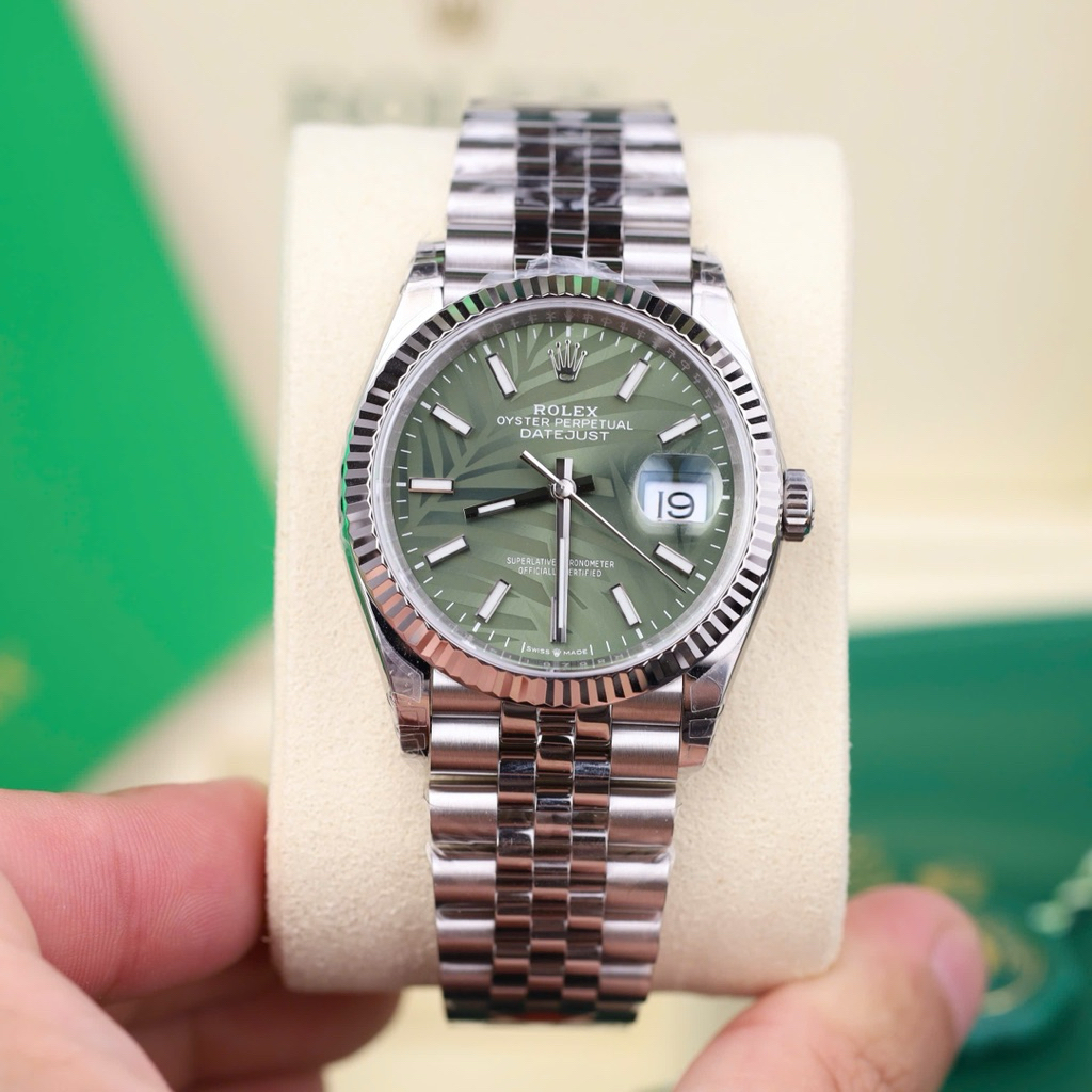 ROLEX Datejust 36MM VS factory   Lõi máy Cal 3235 Dandong  Vỏ thép 904L   Kính Sapphire, chống nc 5A