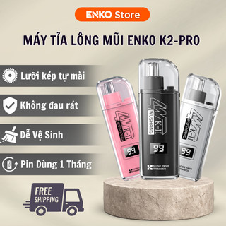  Máy Tỉa Lông Mũi Điện Mini ENKO K2-Pro Tông Đơ Cắt Lông Mũi,Lông Mày Lông Tai Có Màn Hình LCD 