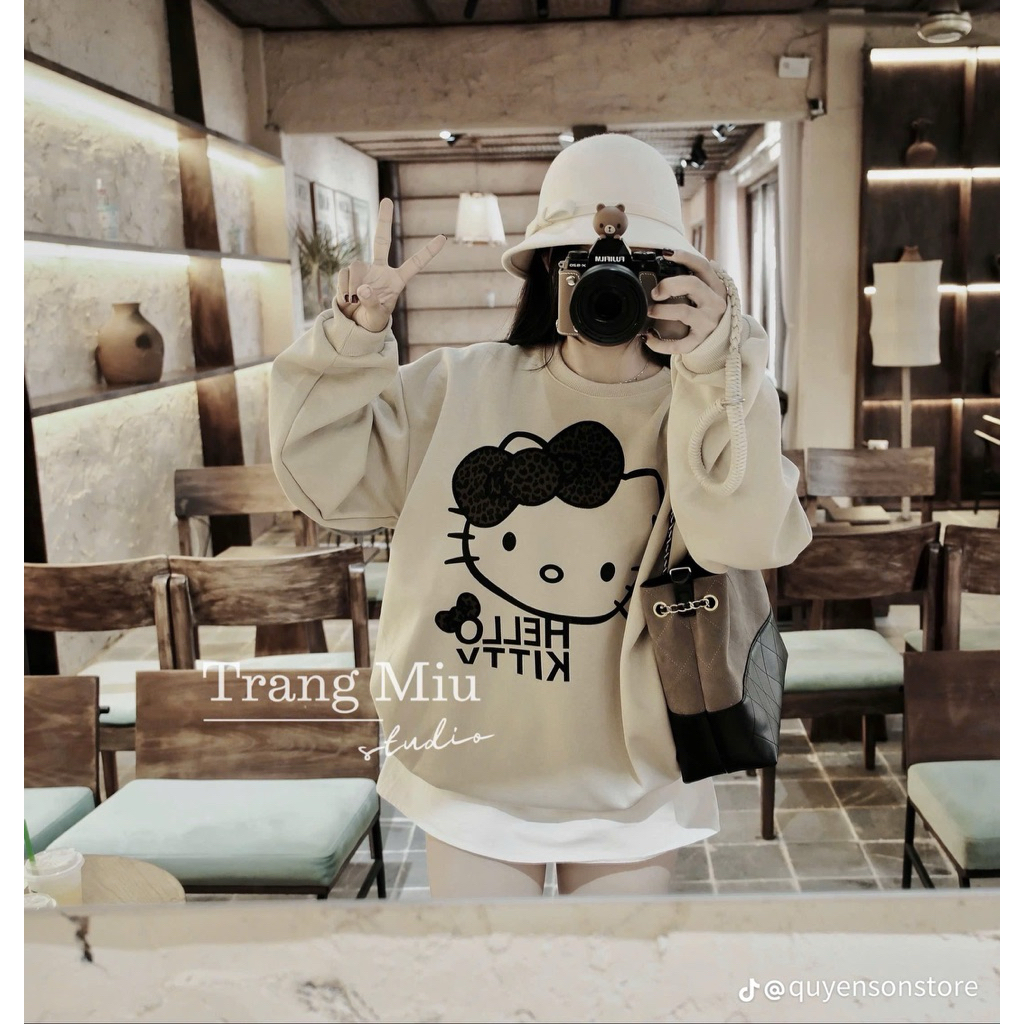 Áo kitty kèm túi QC L1