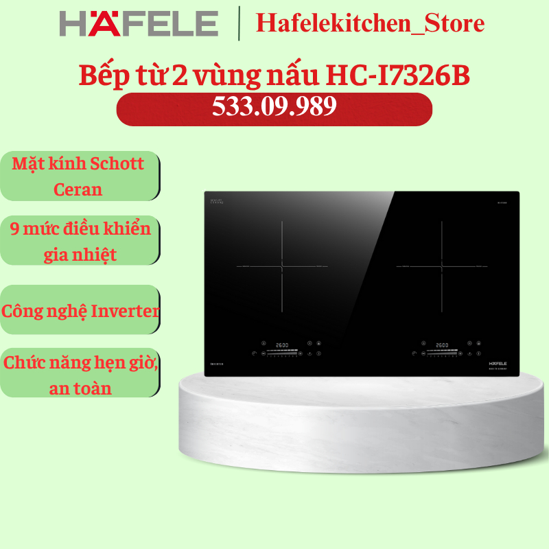 Bếp từ Hafele HC-I7326B 533.09.989 – Sự lựa chọn đỉnh cao cho gian bếp hiện đại