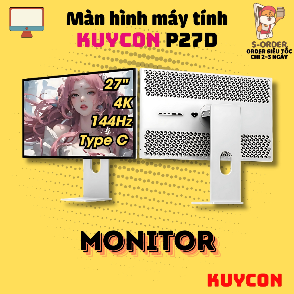 Màn hình Kuycon P27D IPS 4K 144Hz 27 Inch