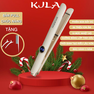  Máy duỗi tóc ép thẳng Hyundai màn hình LED máy ép tóc ion âm bảo vệ tóc khỏi hư tổn Kila Beauty 