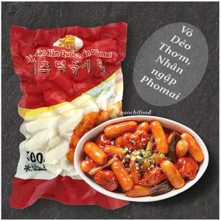 Bánh Gạo Tokbokki Hàn Quốc 500g và 1 kg Bánh Gạo Nhân Phô Mai 500g