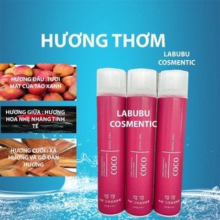 COMBO 3 CHAI keo hồng baby coco xịt tóc chuyên nghiệp siêu giữ nếp tóc