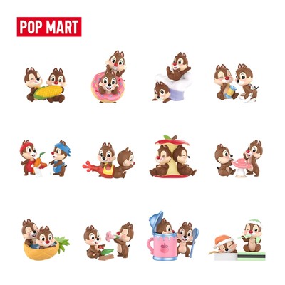 POP MART Disney Chip 'N' Dale Fun-loving Brothers Series Figures - Whole Set