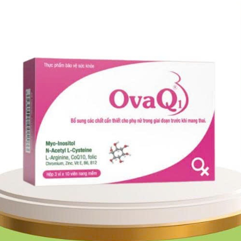 OvaQ1 Bổ sung các chất cần thiết cho phụ nữ đang trong giai đoạn chuẩn bị mang thai và tăng cường kh