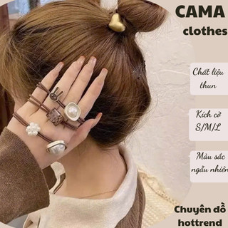 Dây buộc tóc màu ngẫu nhiên xinh xắn