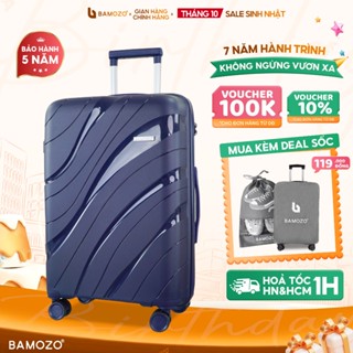 Vali Du Lịch B Bamozo Size 20/24/28 Nhựa PP Cao Cấp, Chống Vỡ Bảo Hành 5 Năm 1 ĐỔI 1 TRONG 30 NGÀY_Nancy