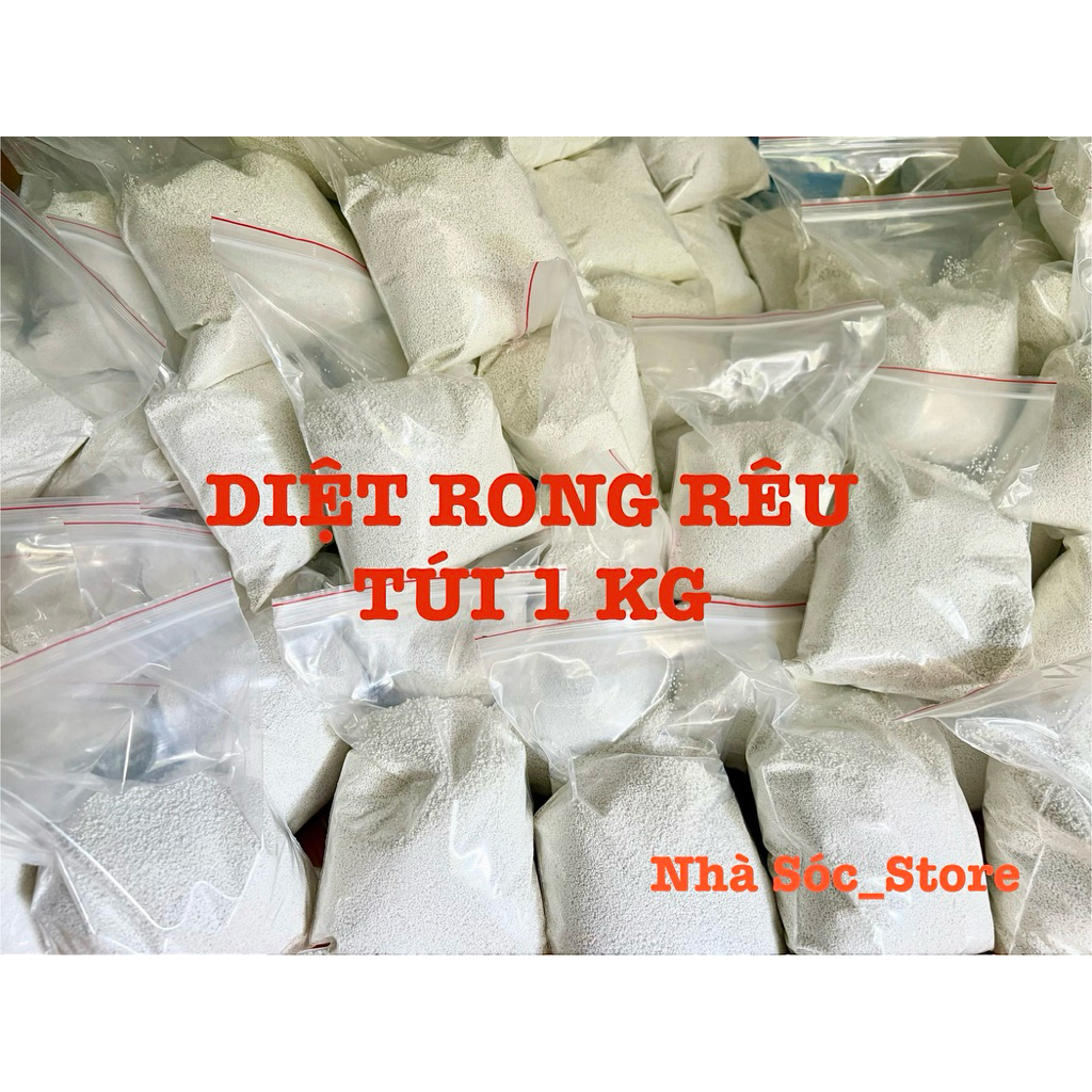 Bột Diệt Rong Rêu - Tẩy Rong Rêu - Chlorine (Túi 0,5kg - 1 kg)