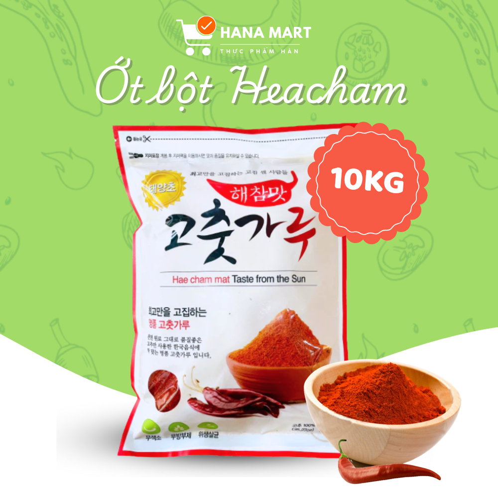 <GIÁ SỈ> Thùng 10kg ớt bột Hàn Quốc, ớt bột muối kim chi