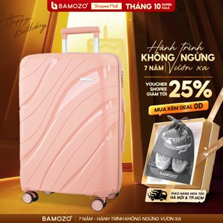 Vali Kéo Du Lịch Bamozo Size 20/24/28 Nhựa PP Cao Cấp Chống Vỡ_Nancy
