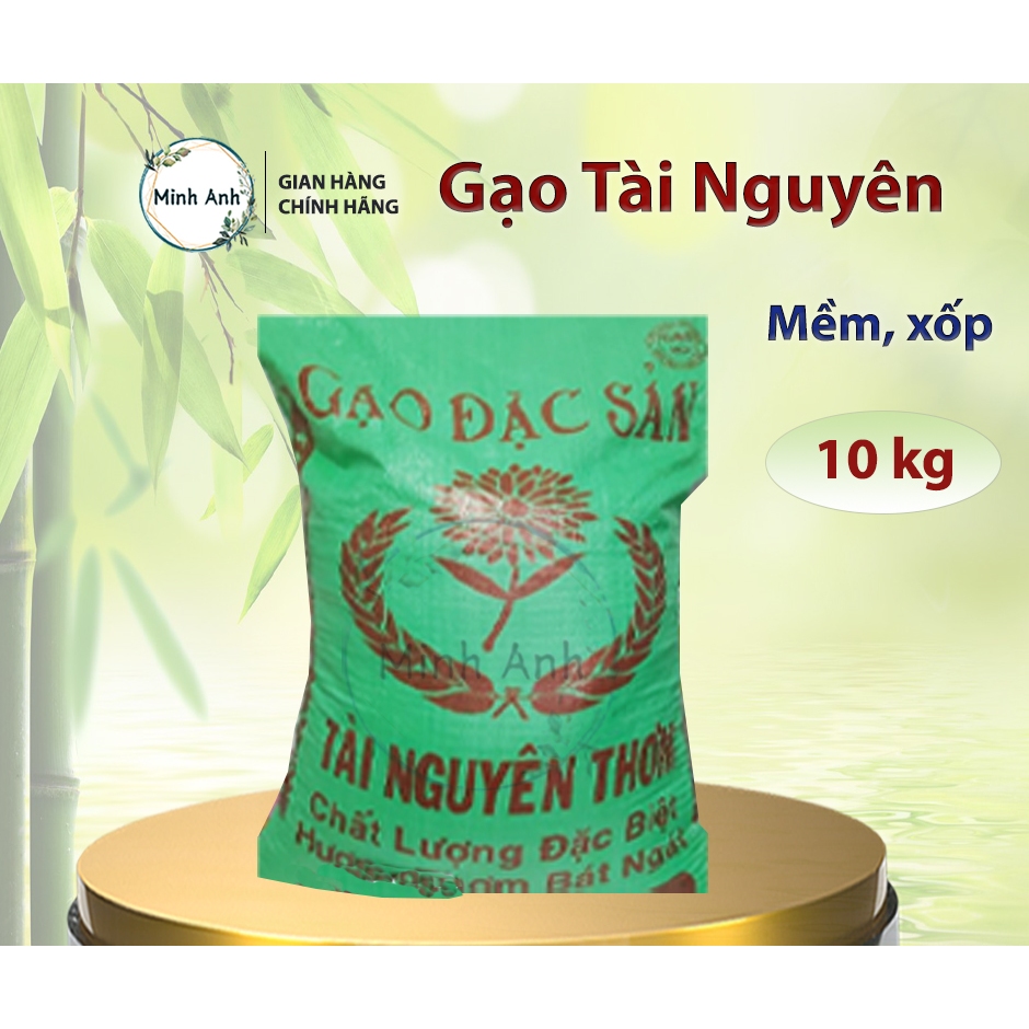 Gạo Tài Nguyên - Gạo ST25 - Gạo Lài Vip - Gạo 504  (Túi 10 kg) - Đúng gạo