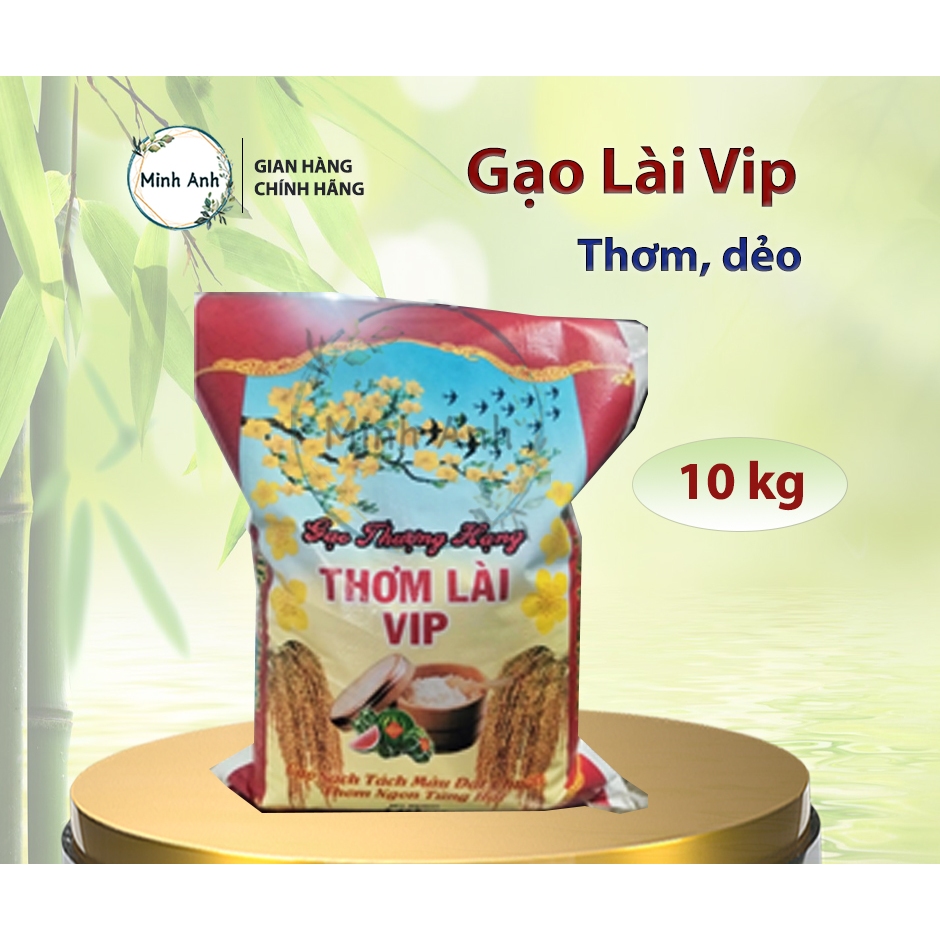 Gạo Lài Vip - Gạo Tài Nguyên - Gạo ST25 - Gạo 504 (Túi 10 kg) - Đúng gạo