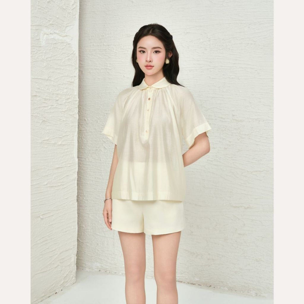 Quần short nữ ống rộng cạp cao tiểu thư, quần đùi ngắn nữ dáng xòe bồng Linly Store QS-N9 | BigBuy360 - bigbuy360.vn