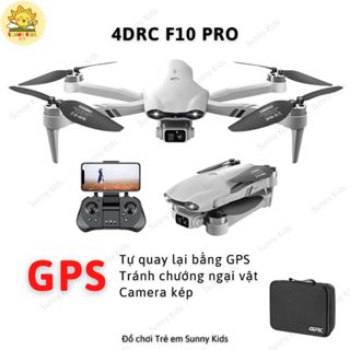 Drone 4DRC F10 Pro, Định Vị GPS Tự Quay Về Khi Mất Sóng, Flycam Giá Rẻ Có Camera Kép Xoay 90°, Bay Xa 1000m - Sunny Kids