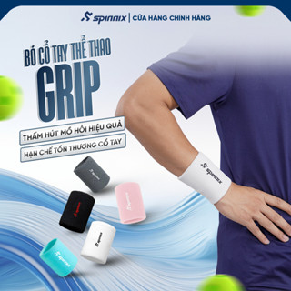 Băng tay thể thao Spinnix Grip – bảo vệ cổ tay, ôm sát, chất liệu mềm mịn, thấm hút mồ hôi