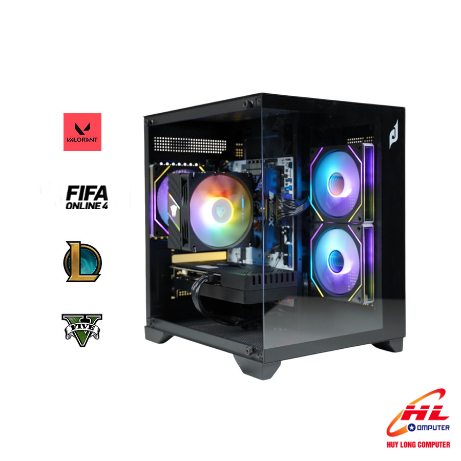 Bộ máy tính PC Gaming Core I5 10400F Ram 16Gb, Card GTX 750ti Chơi Game GATA5, Liên Minh, Fifa,CF.v.