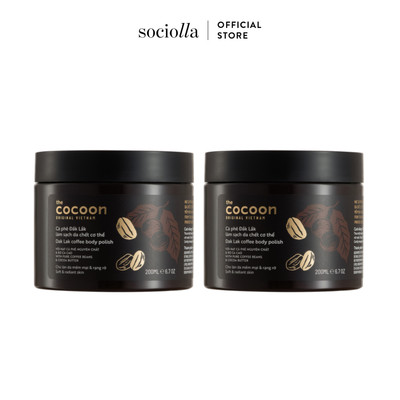 [Mua 1 Tặng 1] Cà Phê Đắk Lắk Làm Sạch Da Chết Cơ Thể Cocoon 200ml