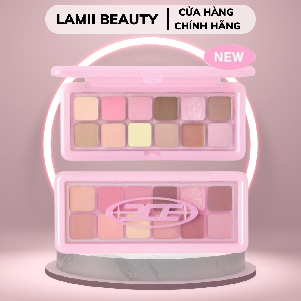 Phấn mắt 3CE 12 ô New Take Eyeshadow Palette màu Purely /multi eye color palette Dry bouquet