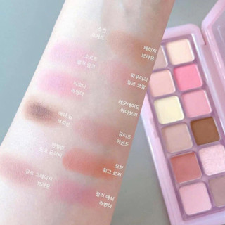Phấn mắt 3CE 12 ô New Take Eyeshadow Palette màu Purely /multi eye color palette Dry bouquet