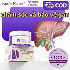 Kreain Nature Gel chăm sóc gan hỗ trợ phục hồi chức năng gan dùng sau khi thức khuya 100gr