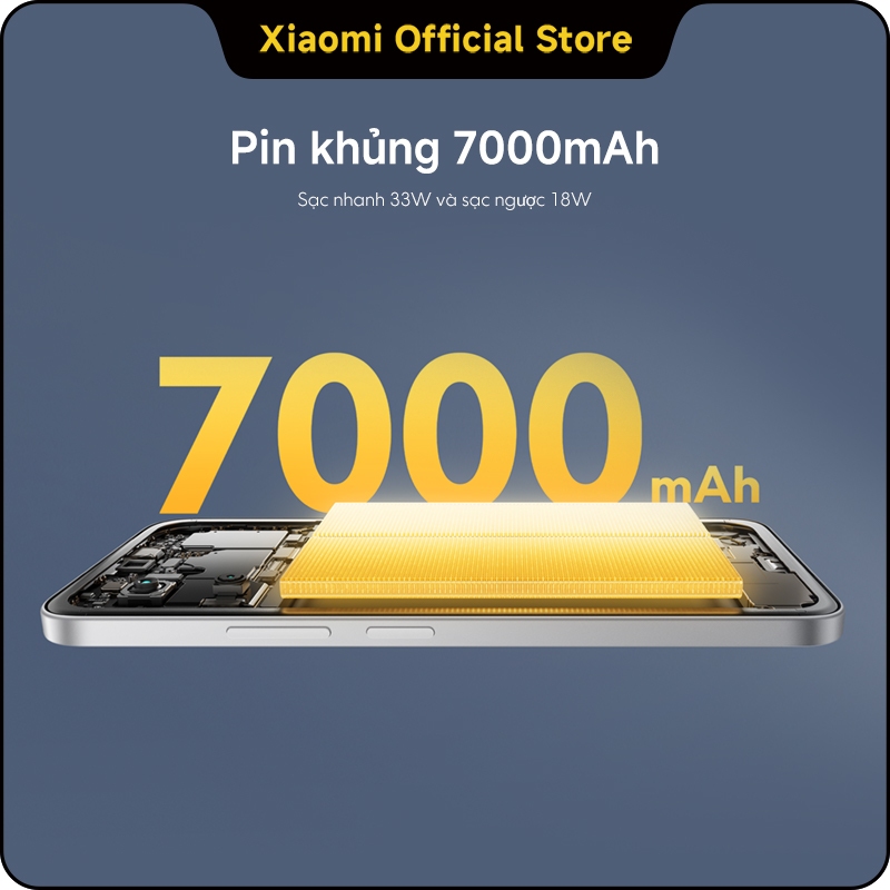 [Exclusive] POCO M7 | Pin khủng 7000mAh | Sạc nhanh 33W và sạc ngược 18W | Màn hình 6.9" FHD+ tuyệt hảo | Snapdragon®685 | BigBuy360 - bigbuy360.vn