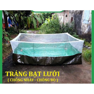 Bể bạt lưới nuôi ốc ếch cá lươn có chống nhảy ( tặng van xả nước )