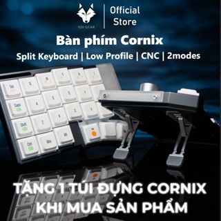 [HỎA TỐC HN - HCM] Bàn phím Cornix Prebuilt | Split Keyboard | Nhôm CNC | Tách đôi Công thái học