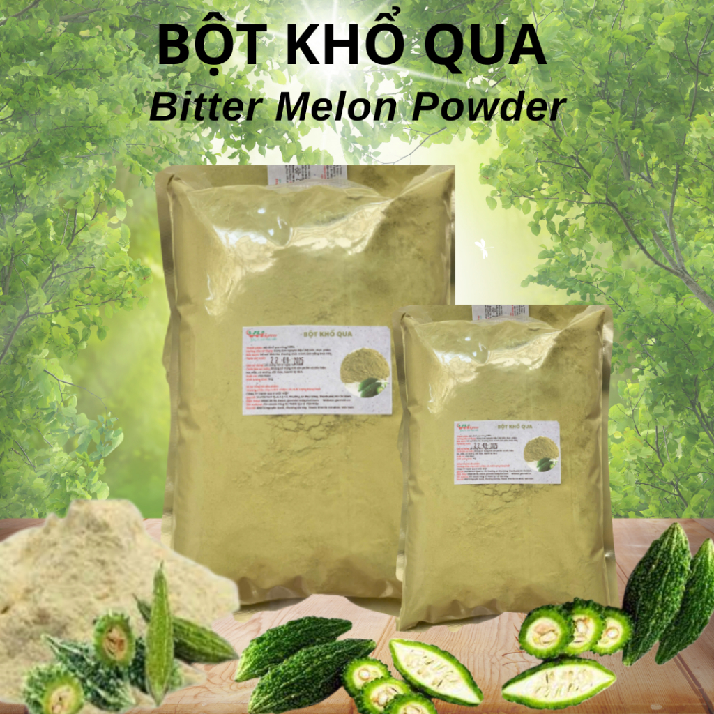 Bột Khổ Qua, Bột Mướp Đắng ( nguyên chất, thanh nhiệt, giải độc) - Bitter Melon Powd