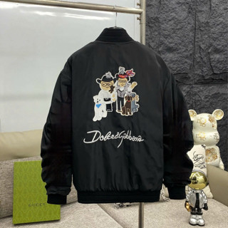  Áo Khoác Gió Nam Dolc Logo Thêu Họa Tiết Hình In Chó Mèo Nhiệt Cực Hot Chất Liệu Gió 2 Lớp Dày Dặn Cho  Boy Phố Hottrend 