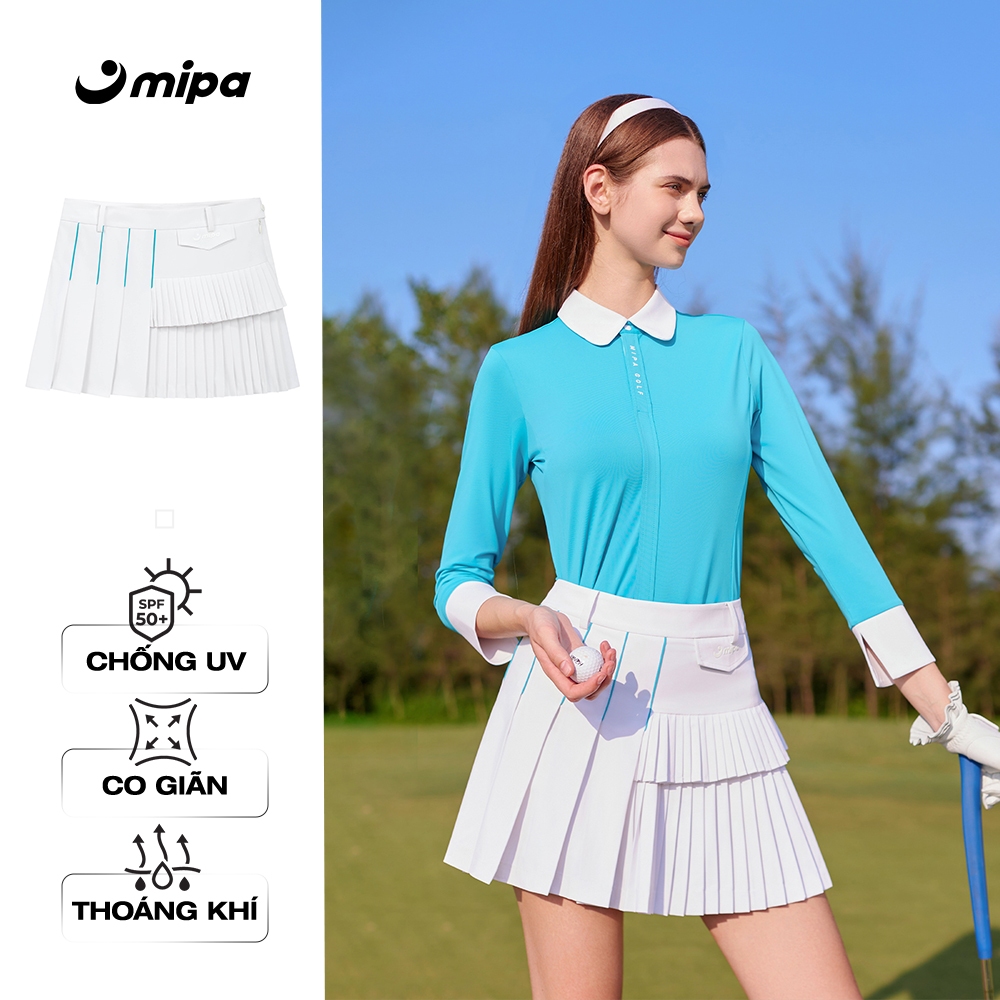 Chân váy golf dáng xòe MIPA thời trang Golf Pickleball Tennis cao cấp thiết kế sang trọng Carla Skir