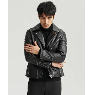 Áo Khoác Da nam dáng Biker chất da cao cấp mẫu mới nhất 2025