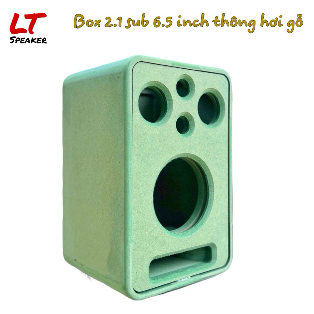 (2025) Box loa 2.1 bass 6.5 inch dáng đứng thùng loa thông hơi gỗ LT Speaker