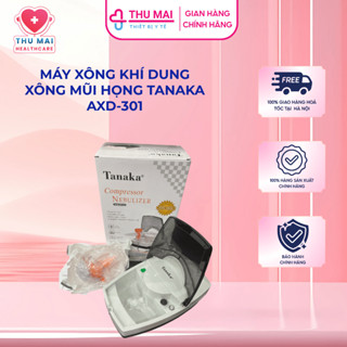 Máy Xông Khí Dung , Xông Mũi Họng TANAKA AXD-301, Hỗ trợ thông mũi họng giảm ho hen, Hàng chính hãng, Bảo Hành 5 năm
