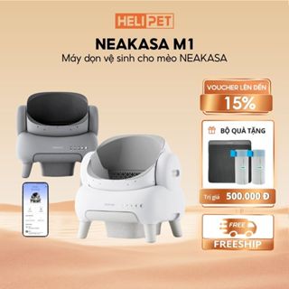 Máy dọn phân mèo tự động NEAKASA M1 New 2025 Thiết kế OPEN-TOP dùng cho mèo từ 1kg-15kg - HeLiPet