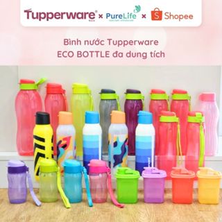 Bình nước Tupperware Eco Bottle 310ml -1500ml chịu nhiệt 80 độ, mang đi học, làm việc