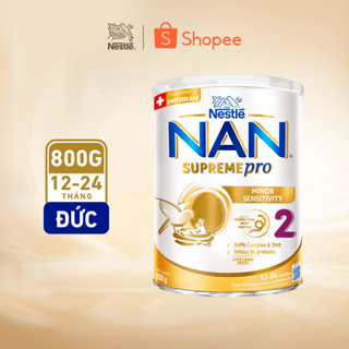 Sữa Bột Nestlé NAN SupremePro 2 lon 800g với 5HMO & đạm Gentle Optipro nhập khẩu nguyên lon từ Đức