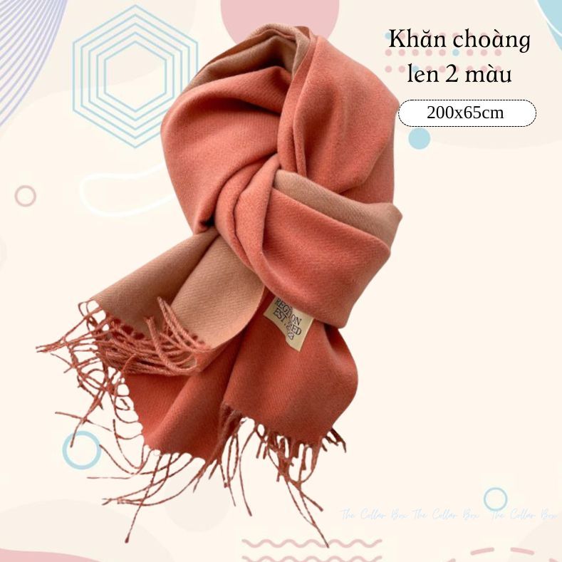 [HỎA TỐC HCM]Khăn len choàng cổ thu đông dày mịn dùng mặt 200x65cm,khăn quàng cổ nam nữ unisex phong cách Hàn Quốc-CA08