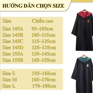 Full set hóa trang Harry Porter (áo choàng, kính, cavat, đũa)