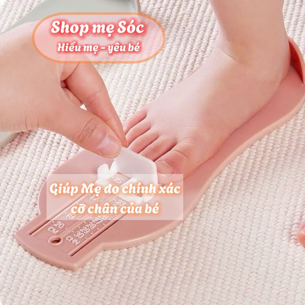 Thước đo chiều dài bàn chân cho bé