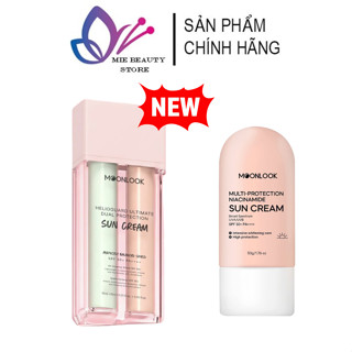 Kem chống nắng Moonlook Glutathione 7 màng lọc bảo vệ da SPF 50+ PA+++ giúp chống nắng toàn diện