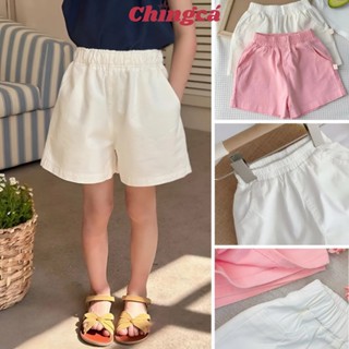  Quần đùi quần sooc bé gái chất kaki mềm quần short bé gái hai màu Trắng Hồng phong cách Hàn quốc size từ 8-20kg cc011 