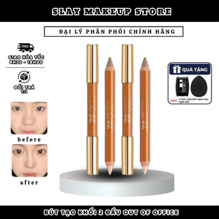 [HỎA TỐC]OUT OF OFFICE Bút Tạo Khối 2 Đầu & Bắt Sáng OUT OF OFFICE Contour & Highlight Duo Pencil OOO SLAYMAKEUPSTORE