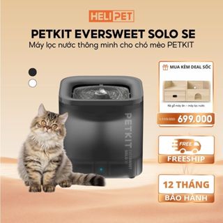 Máy lọc nước cho thú cưng PETKIT SOLO SE công nghệ bơm không dây an toàn điện
