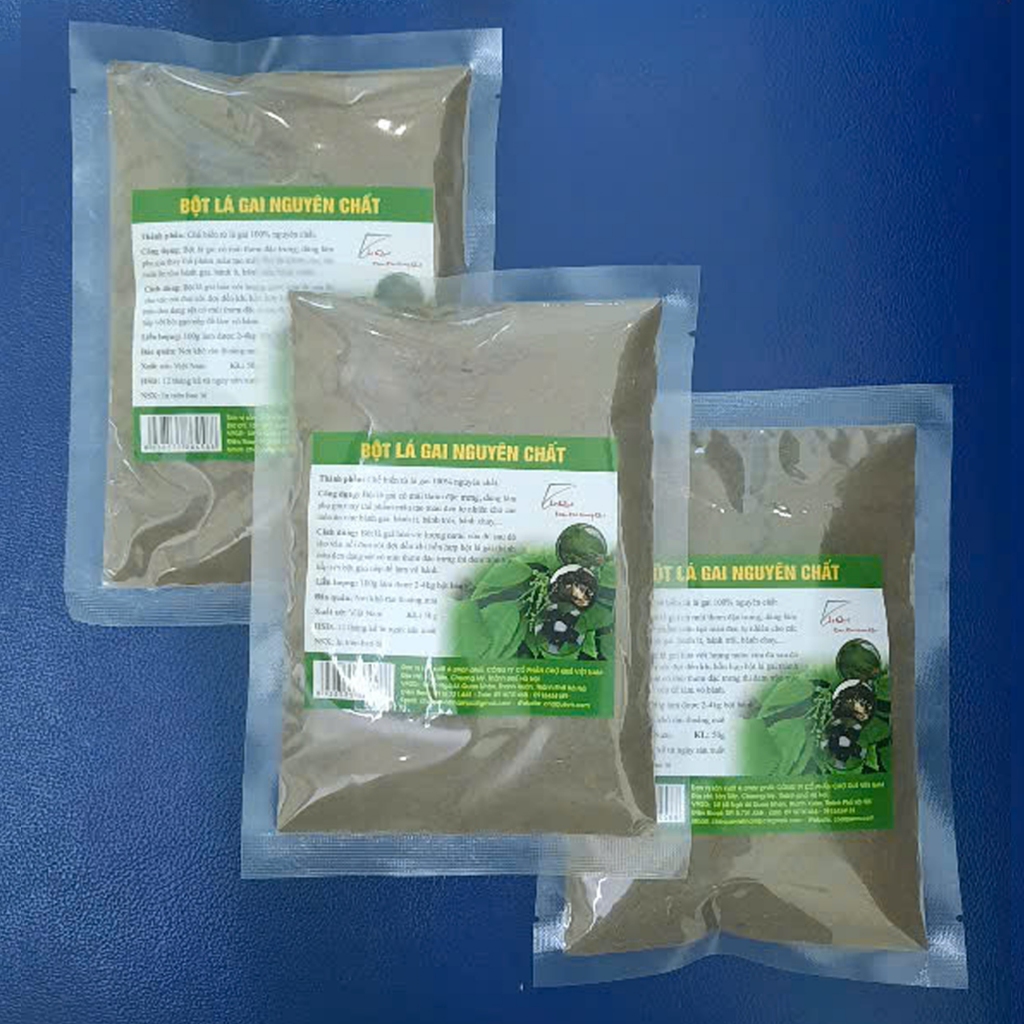 Bột lá gai 100% nguyên chất dùng làm bánh gai bánh ít